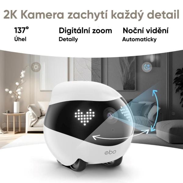 Enabot EBO Air 2 - Robotický AI společník s 2K kamerou1