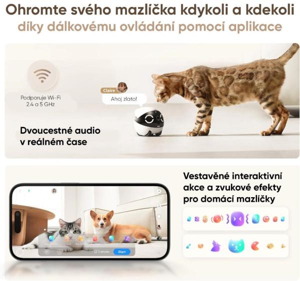 Enabot ROLA Mini - Robotický společník s 2K kamerou2