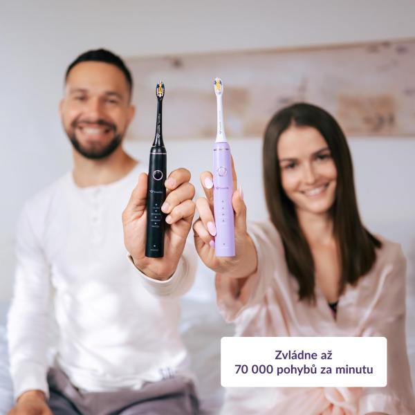 TrueLife SonicBrush Compact Duo Black /  Lavender9