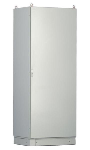 XtendLan 19" venkovní vodotěsný rozvaděč 30U 600x600,  krytí IP55,  3-bodový zámek,  šedý