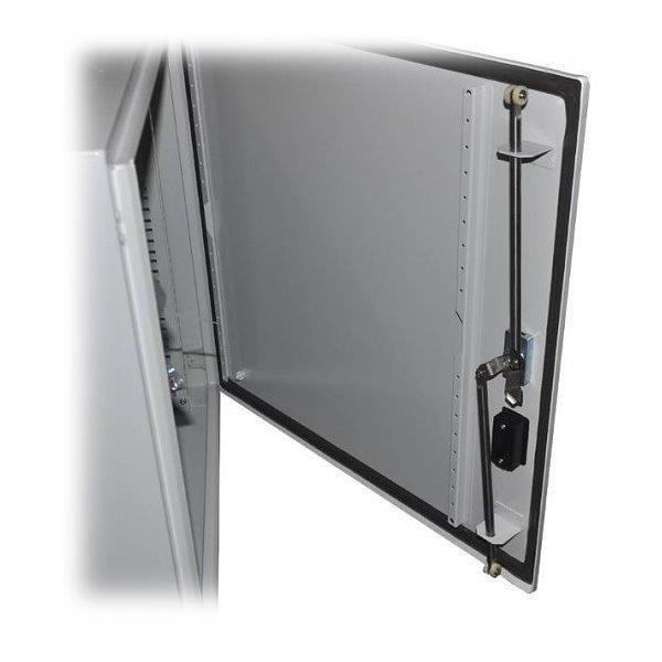 XtendLan 19" venkovní vodotěsný rozvaděč 30U 600x600,  krytí IP55,  3-bodový zámek,  šedý3