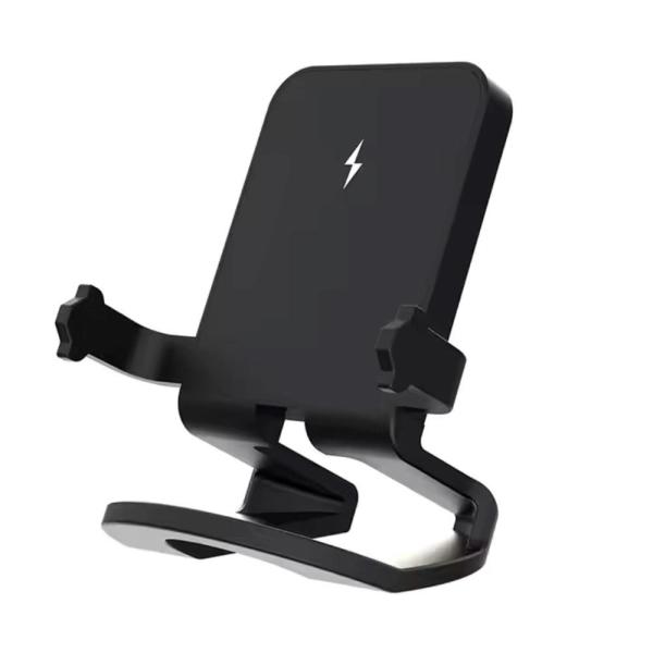 1stCOOL bezdrátová přenosná QI nabíječka 15W,  panáček,  USB-C,  černá