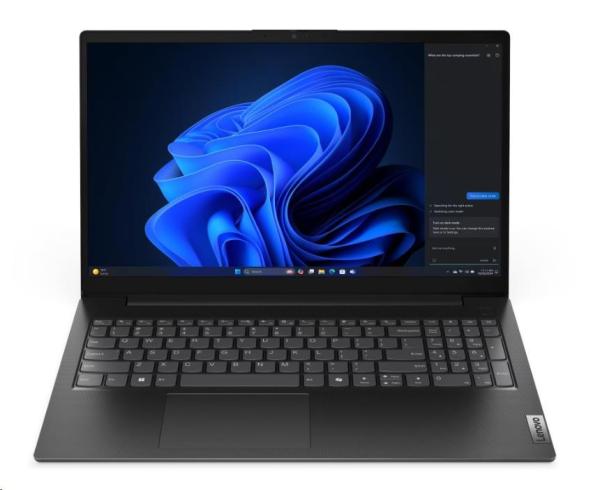 Lenovo V/ V15 G5 IRL/ 3-100U/ 15, 6"/ FHD/ 16GB/ 512GB/ Intel int/ bez OS/ Black/ 2R