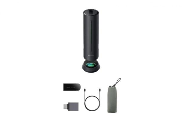 Insta360 Wave (černá) - speakerphone,  8 mikrofonové 3D pole,  AI potlačení hluku,  úložiště 32gb,  transcript,  usb-c,  BT6