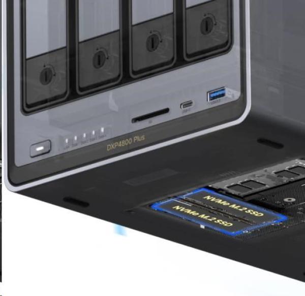 UGREEN NASync DXP4800 Plus (6C/ Gold8505/ 4, 4GHz/ 8GBRAM/ 4xSATA/ 2xM.2/ 1x2, 5GbE/ 1x10GbE/ 2xUSB2.0/ 2xUSB3.2/ 1xUSB-C/ HDMI/ SD)11