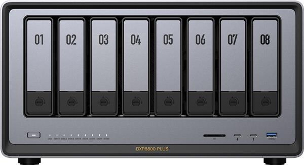 UGREEN NASync DXP8800 Plus (10C/ i5-1235U/ 4, 4GHz/ 8GBRAM/ 8xSATA/ 2xM.2/ 2x10GbE/ 1xPCIe/ 2xTB/ 2xUSB2.0/ 2xUSB3.2/ HDMI/ SD)0