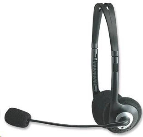 MANHATTAN Sluchátka s mikrofonem Stereo Headset1