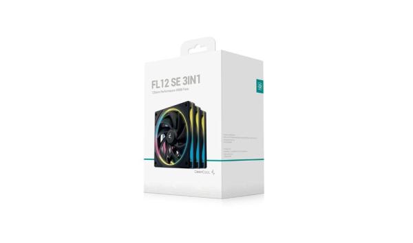 DEEPCOOL Ventilátor FL12 SE 3v1,  3x120mm,  ARGB,  černá6