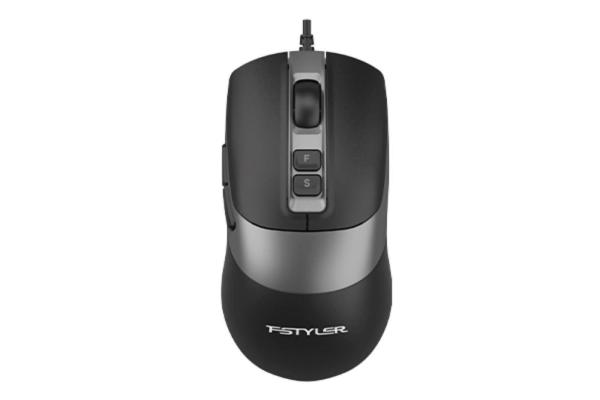 A4tech FM50 Plus FStyler,  drátová kancelářská myš,  černá