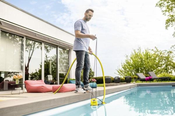 Karcher SP 9.000 Flat ponorné čerpadlo,  280 W,  max hloubka sání 7 m,  9000 l/ hod,  plovákový spínač4