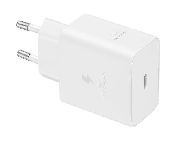Samsung USB-C 45W Cestovní nabíječka + USB-C Datový Kabel White1