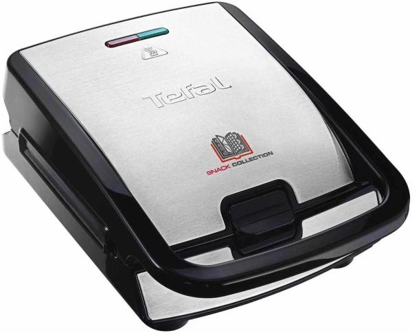 TEFAL SW854D16 Snack Collection 4v1 toustovač,  700 W,  vyměnitelné plotny,  indikátor připravenosti