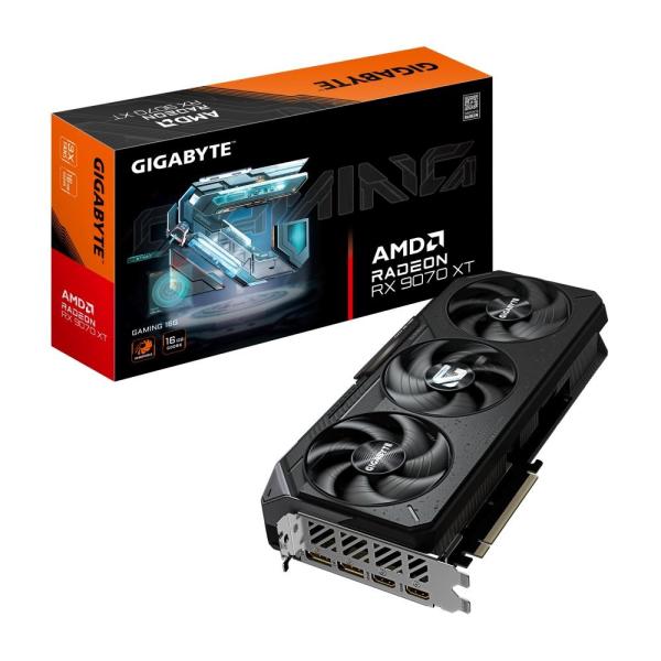 GIGABYTE VGA AMD Radeon RX 9070 XT GAMING 16GB,  16GB GDDR6,  2xDP,  2xHDMI