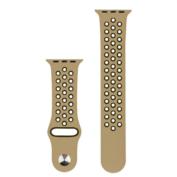 RhinoTech sportovní řemínek pro Apple Watch 38 /  40mm Béžovo-černá1