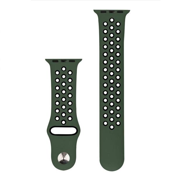 RhinoTech sportovní řemínek pro Apple Watch 42 /  44mm Olivovo-černá1