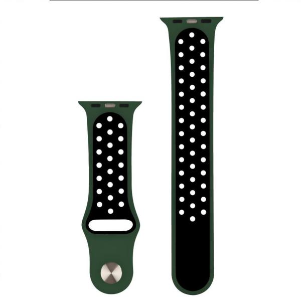 RhinoTech sportovní řemínek pro Apple Watch 42 /  44mm Olivovo-černá2