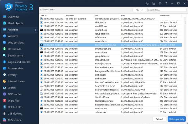 Ashampoo Privacy Inspector 36