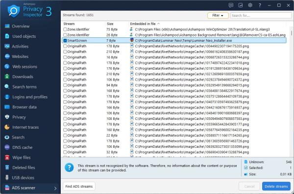 Ashampoo Privacy Inspector 31