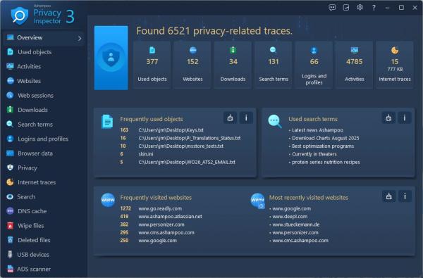Ashampoo Privacy Inspector 32