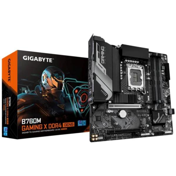 GIGABYTE MB Sc LGA1700 B760M G X DDR4 GEN5,  Intel B760,  1x HDMI,  1xDP,  4xDDR4,  mATX