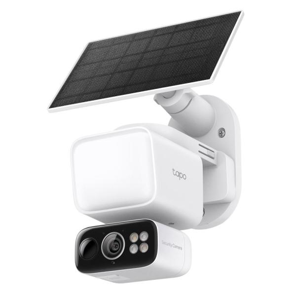 TP-Link Tapo C615F KIT venkovní kamera se světlometem,  solární panel (3MP,  2K,  1296p,  IR,  WiFi,  micro SD card,  IP65)