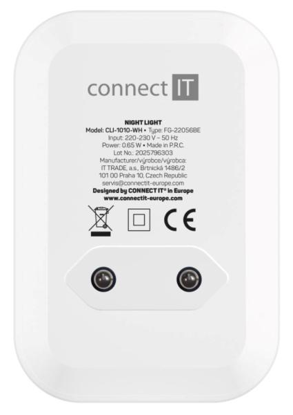 CONNECT IT Noční LED světlo Sparkle 1,  teplé světlo,  bílá4