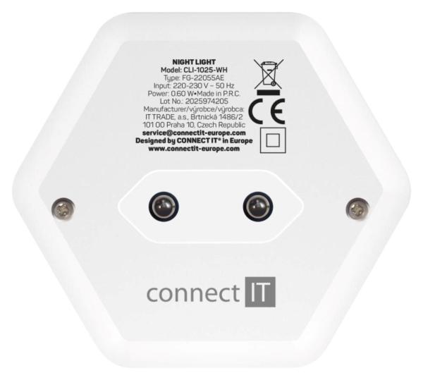 CONNECT IT Noční LED světlo Sparkle 2 Sensor,  teplé světlo,  bílá3