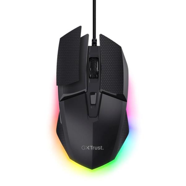 Trust GXT 121 Felox+/ Herná/ Optická/ Pre pravákov/ 10 000 DPI/ Drôtové USB-A/ Čierna