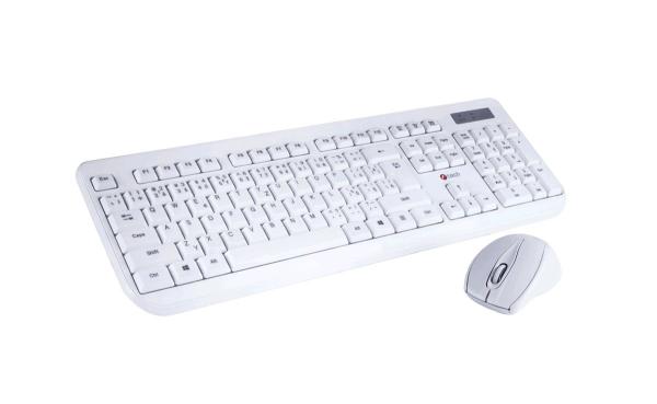 C-TECH Klávesnice KBM-105,  drátový combo set s myší,  USB,  CZ/ SK