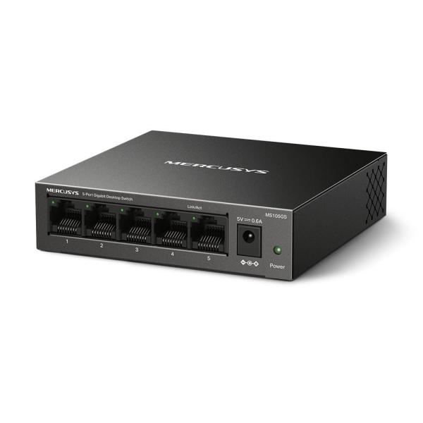 MERCUSYS switch MS105GS (5xGbE,  fanless)1