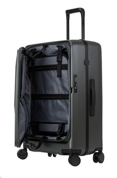 ACER cestovní kufr Predator Streetstyle 25", polykarbonát, 65l, TSA kombinační zámek, 3 kapsy, matně šedá3