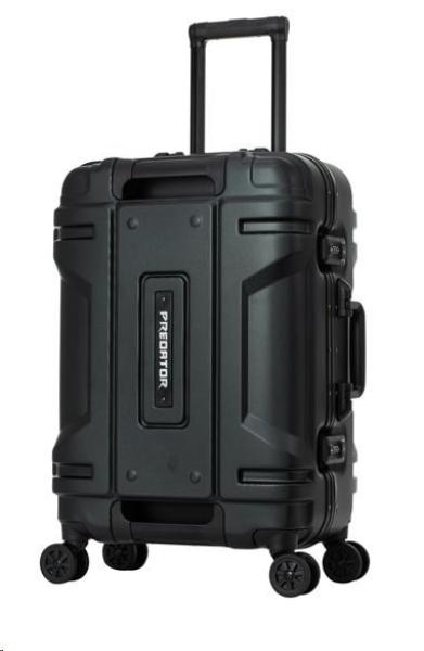 ACER Cestovní kufr Predator Robust Luggage 22", polykarbonát, 54l, TSA kombinační zámek, 2 kapsy, černá