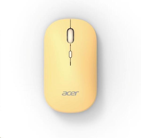 Acer AMR130/ Ergonomická/ Optická/ 1 600 DPI/ USB+BT/ Žltá