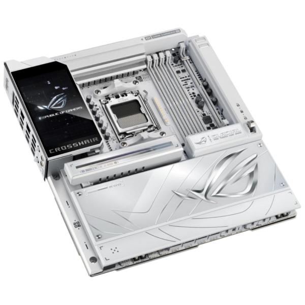 ASUS MB Sc AM5 ROG CROSSHAIR X870E GLACIAL,  AMD X870E,  2xDDR5,  WiFi,  2xUSB4,  E-ATX4