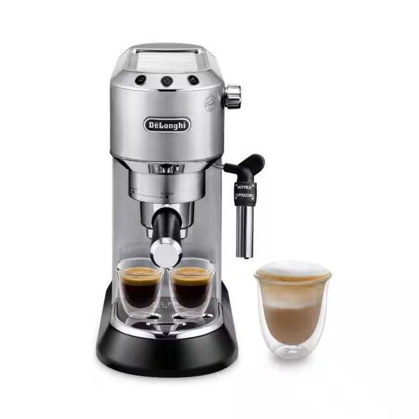 DeLonghi Dedica EC685.M Style pákový kávovar,  1300 W,  Cappuccino systém,  stříbrná