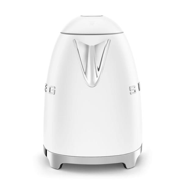 Smeg KLF03WHMEU,  rychlovarná konvice,  1, 7 l,  (7 šálků),  2400 W,  styl 50. let,  matná bílá1