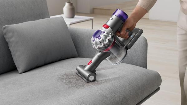 Dyson Car+Boat ruční vysavač,  šedá/ fialová,  výdrž až 50 min,  2 Tier Radial,  sací výkon 115 aW,  plně utěsněná filtrace1