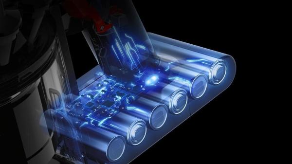 Dyson Car+Boat ruční vysavač,  šedá/ fialová,  výdrž až 50 min,  2 Tier Radial,  sací výkon 115 aW,  plně utěsněná filtrace2