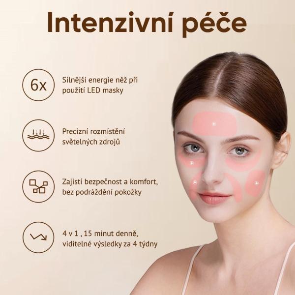 BAZAR - JOVS 4D v2 laserová světelná terapeutická maska - Poškozený obal (Komplet)3
