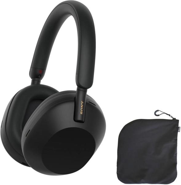 Sony bezdrátová sluchátka WH-1000XM5 Soft case,  EU,  černá