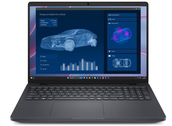 Dell Pro Max/ 16 MC16255/ AI7PRO-350/ 16"/ WUXGA/ 32GB/ 1TB/ RTX 1000/ W11P/ Gray/ 3R NBD