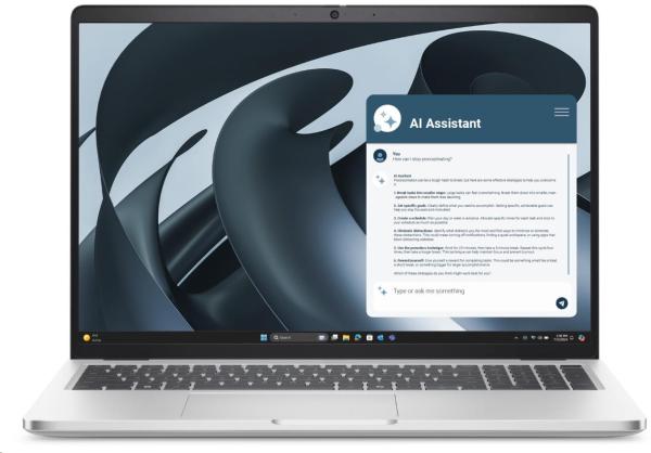 Dell Pro 16 Plus/ PB16255/ AI7PRO-350/ 16"/ WUXGA/ 32GB/ 512GB/ AMD int/ W11P/ Silver/ 3R NBD