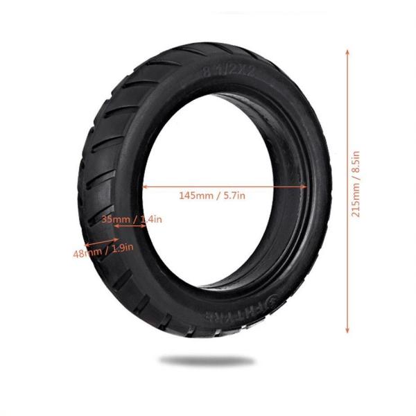 RhinoTech bezdušová pneumatika pro Scooter 8.5x2,  černá2