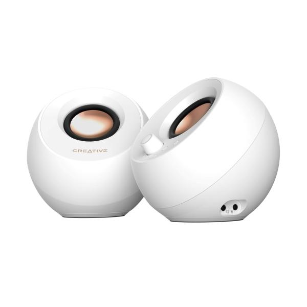 BAZAR - Creative repro Pebble Pro - mobilní reproduktor - bílý - Rozbaleno (Komplet)3
