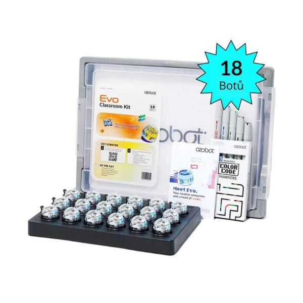 Ozobot Evo školní sada,  18 ks