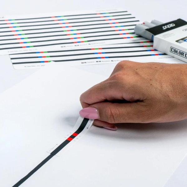 Ozobot samolepky s barevnými kódy2
