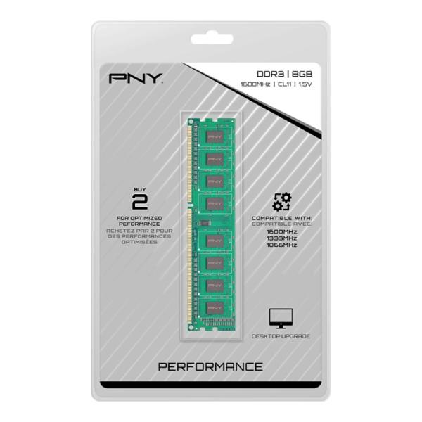 PNY DIMM DDR3 8GB 1600MHz CL113