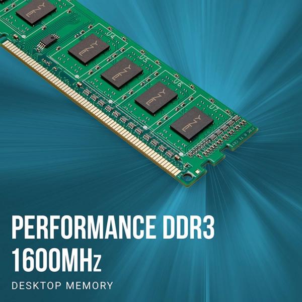 PNY DIMM DDR3 8GB 1600MHz CL114