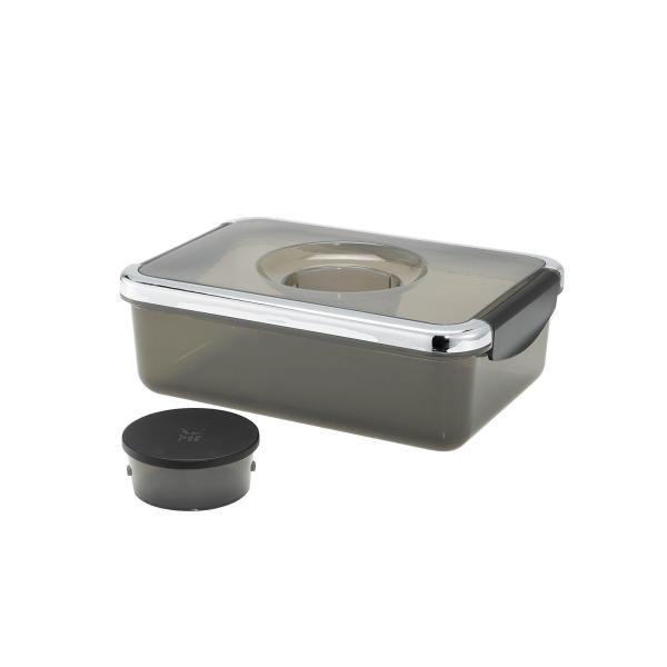 BAZAR - WMF KITCHENminis Salad-to-go struhadlo,  150 W,  nerezová ocel,  krájecí nástavce - Poškozený obal (Komplet)1