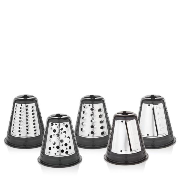 BAZAR - WMF KITCHENminis Salad-to-go struhadlo,  150 W,  nerezová ocel,  krájecí nástavce - Poškozený obal (Komplet)3